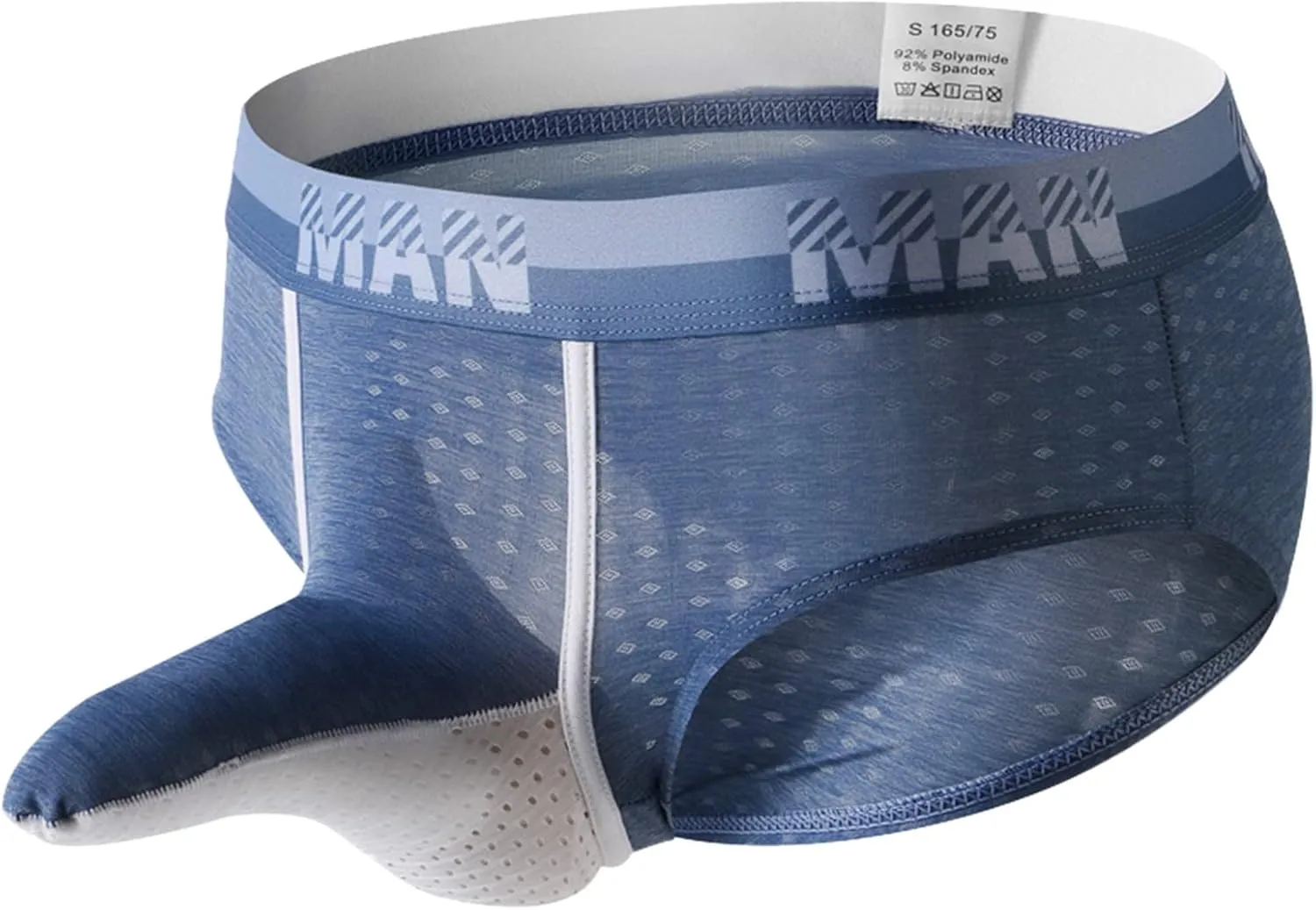 Sport Soft Performance Boxer Briefs Men's Athletic Support Underwear Low Waist Underwear Male No Ride Up Boxer Brief