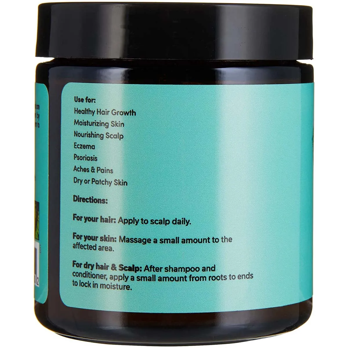 Sunny Isle Jamaican Black Castor Oil Pure Butter with Peppermint Oil