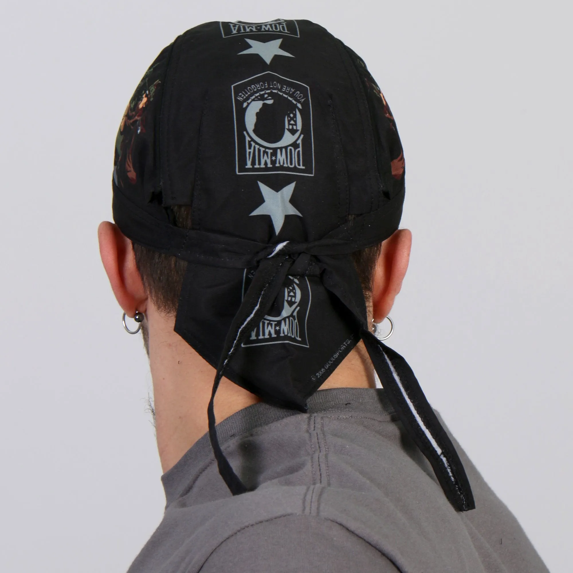 Vets Don't Forget Commemorative POW MIA Pre-Tied Zandana - Bandana