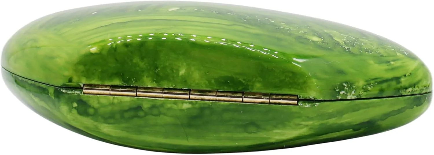 Women Acrylic Evening Clutch Purse Unique Shell Marble Handbag for Wedding Party Prom