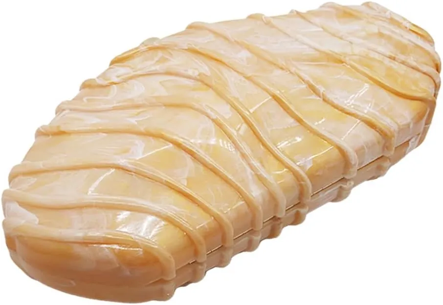 Women Shell Shape Acrylic Evening Clutch Purse Unique Stripe Marble Handbag for Party Cocktail Wedding