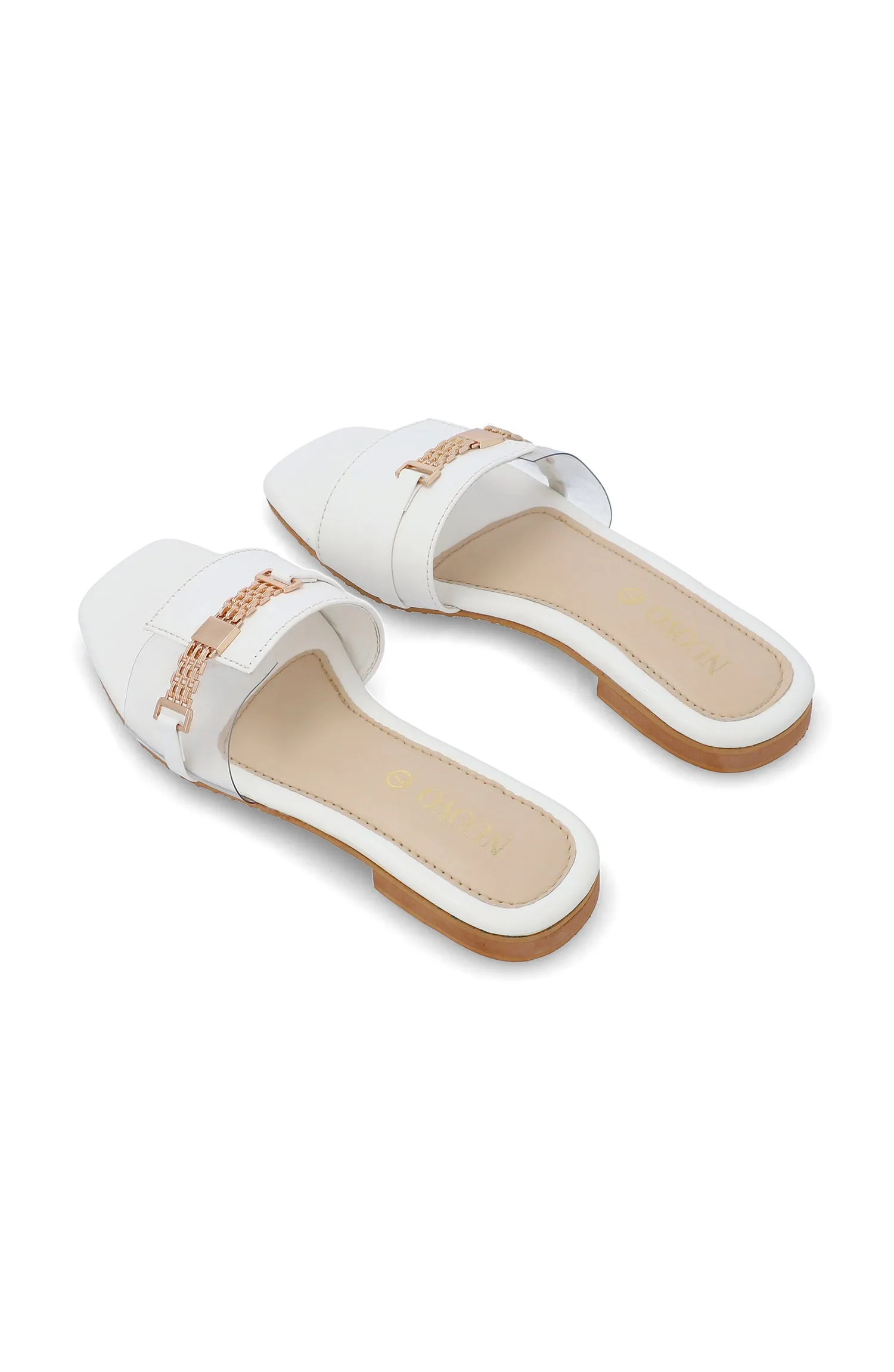 Women Slippers -  WHITE (ORFS-65 WHITE)