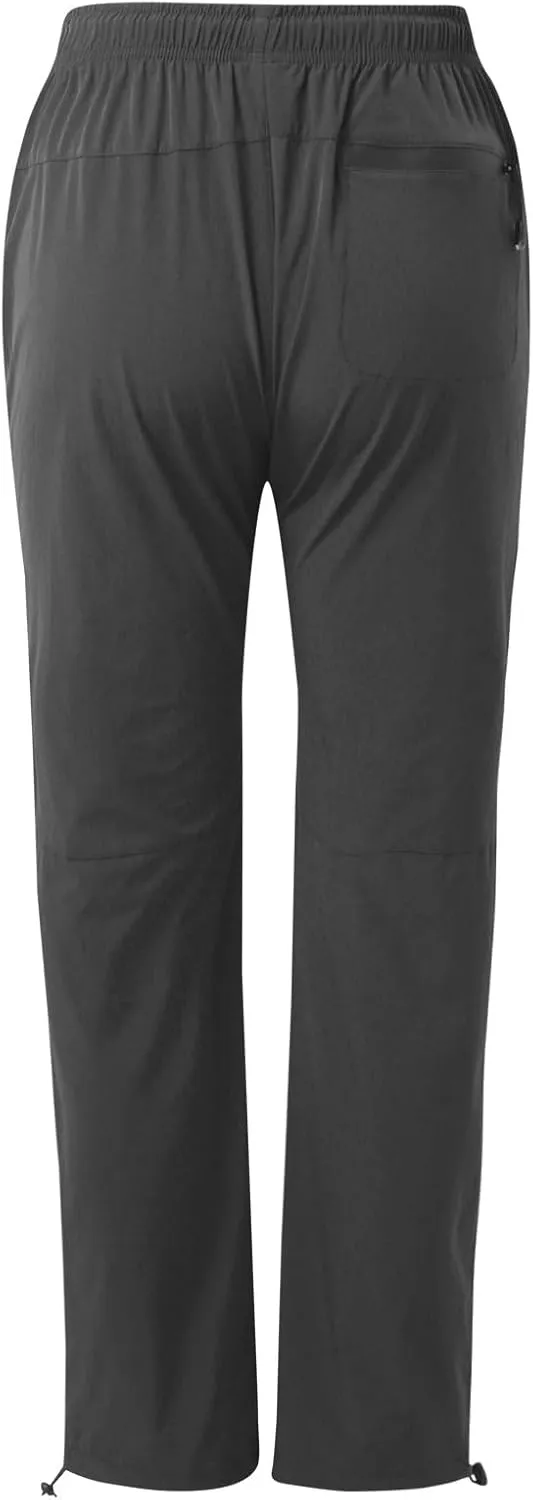 Womens Cotton Linen Summer Casual Flowy Palazzo Lounge Pants Elastic Waist Bootcut Slim Fit Trouser Travel