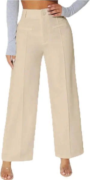 Women's High Waist Pants Trendy Drape Straight Dress Pants Fall Casual Wild Long Trousers Comfy High-end Pants
