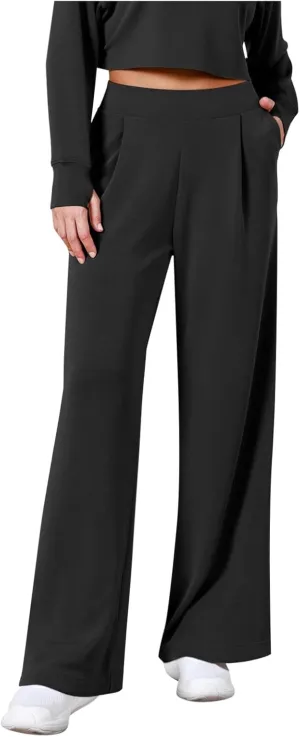 Womens Linen Summer Floral Pant Trousers Elastic Waisted Lounge Pants Plus Size Pants Travel