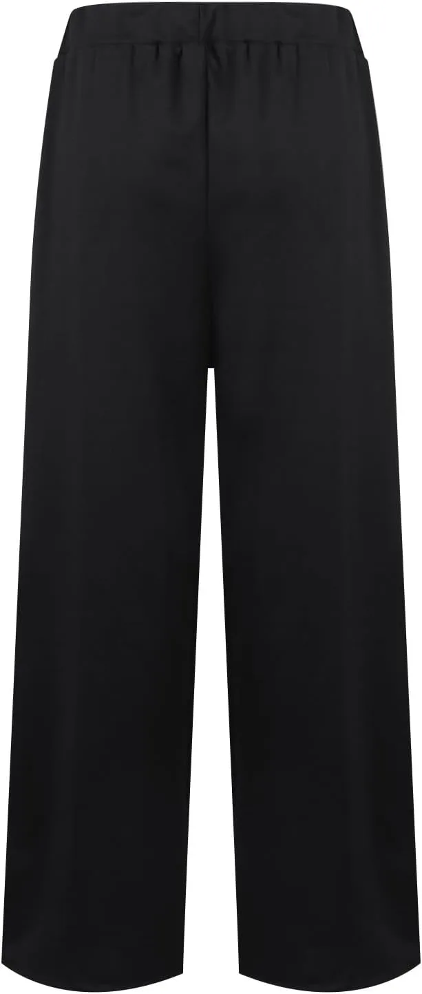 Womens Linen Summer Floral Pant Trousers Elastic Waisted Lounge Pants Plus Size Pants Travel