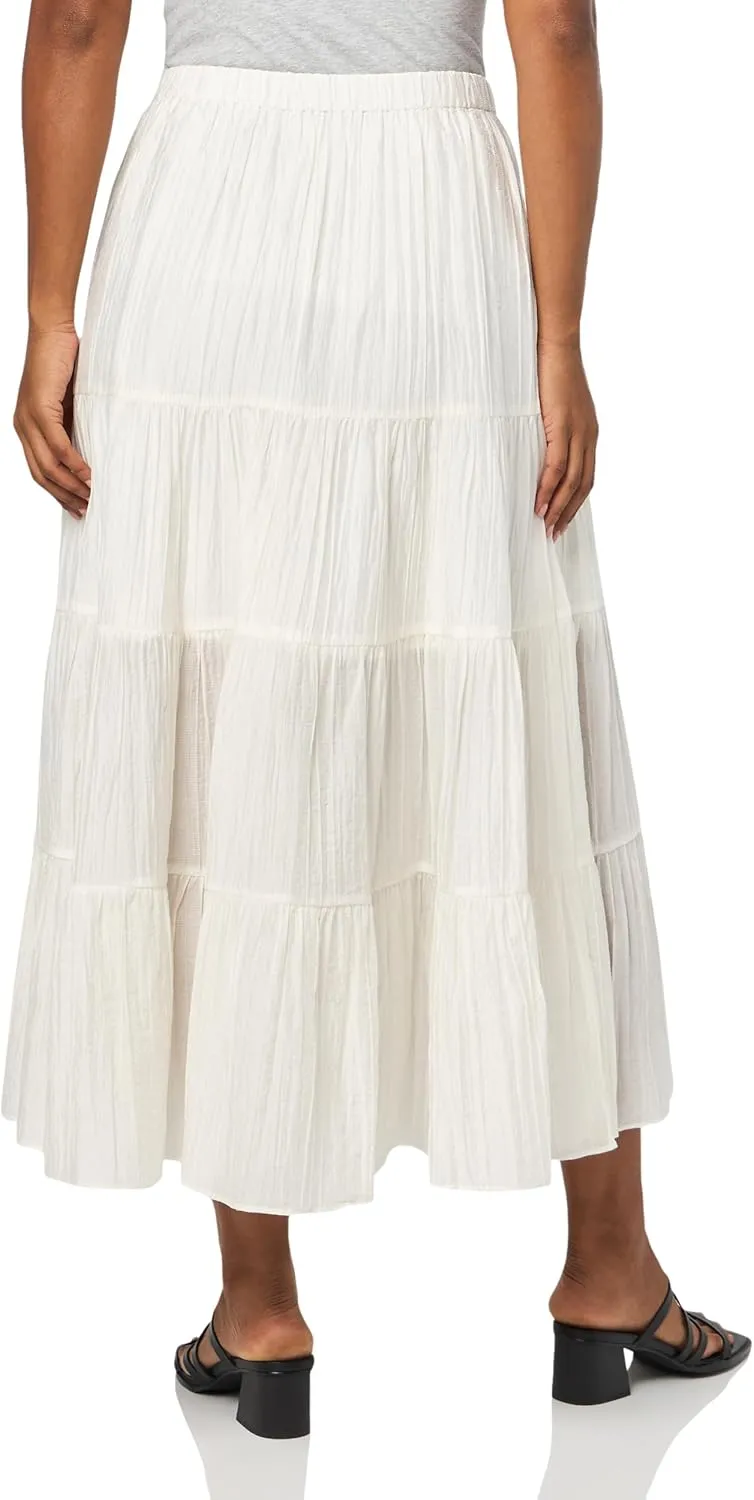 Women's Shirred Maxi Skirt