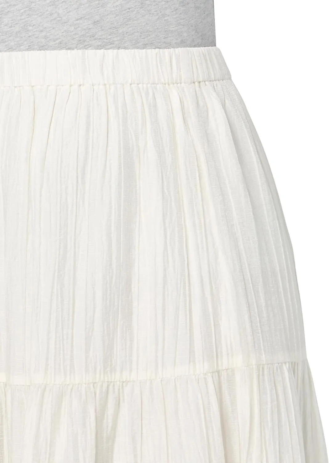 Women's Shirred Maxi Skirt