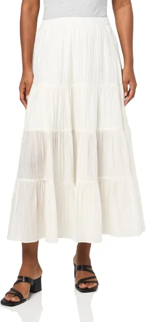 Women's Shirred Maxi Skirt