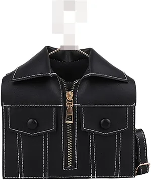 Women's Shirt-Shaped Purse Novelty Shoulder Bag Unique Clutch Handbag Funny Leather Crossbody Tote Satchel