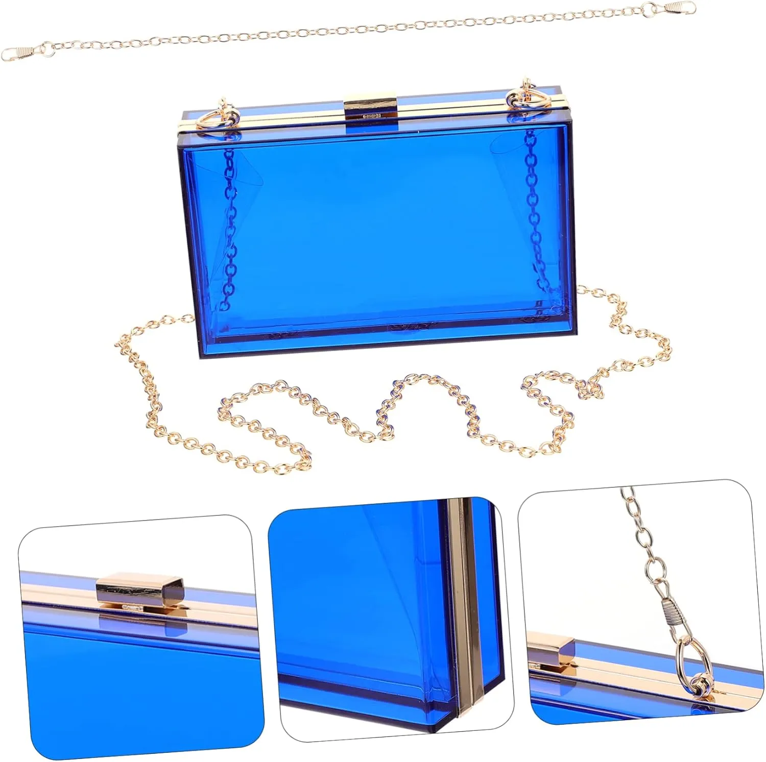 Women's Small Square Bag Woman Pouch Clear Purse for Women Purses for Women Tote Evening Clutch Bag