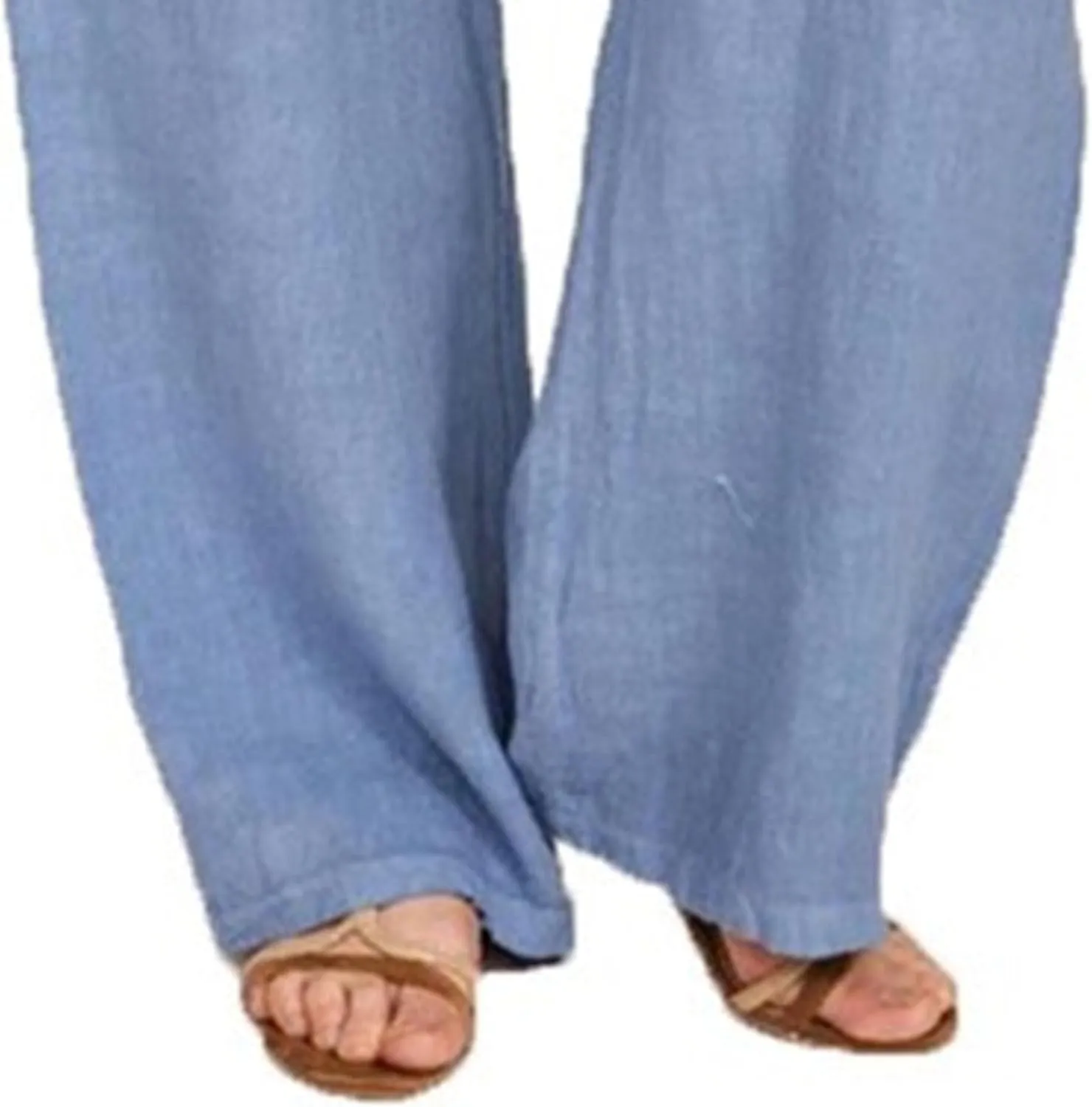 Women's Summer Drawstring Waist Wide Leg Loose Palazzo Pant 2025 Casual Lounge Beach Trendy Pants with Pockets